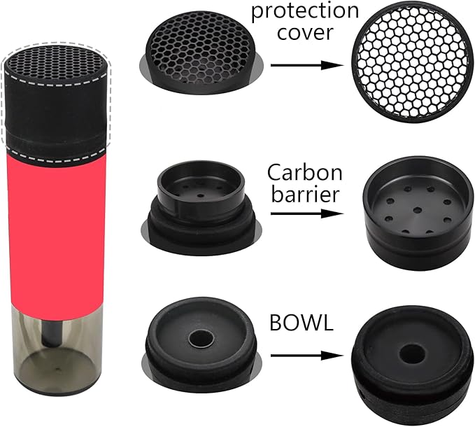 Diyar Mart™ Portable Small Hookah Set