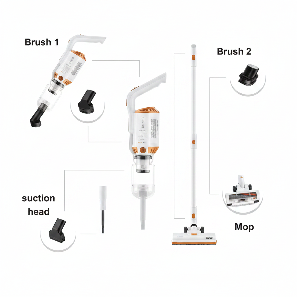 Diyar Mart™ 3-in-1 Wireless Vacuum Cleaner
