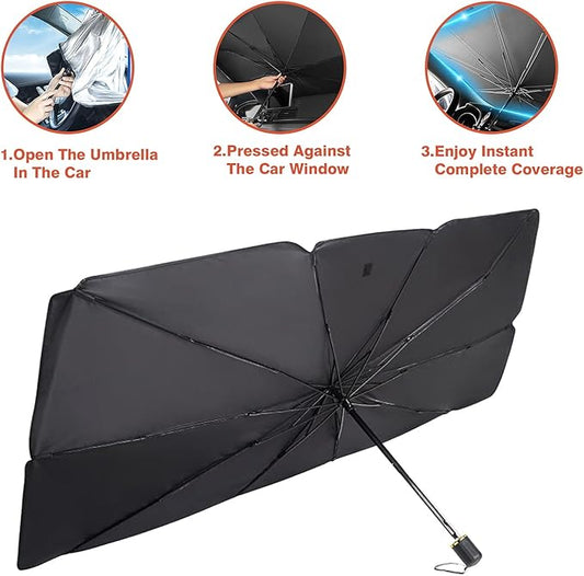 Diyar Mart™ Car Windshield Sun Umbrella