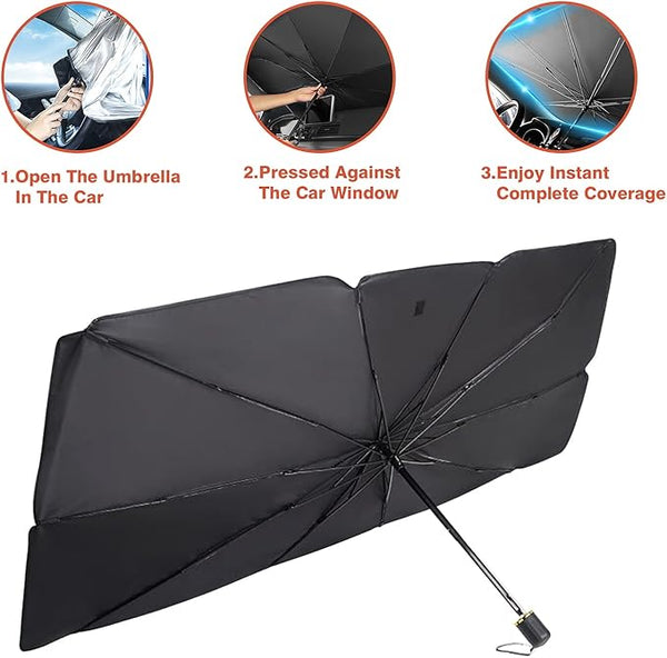 Diyar Mart™ Car Windshield Sun Umbrella