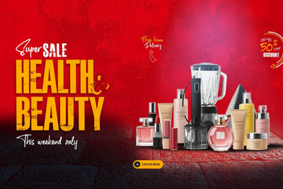Health & Beauty Banner